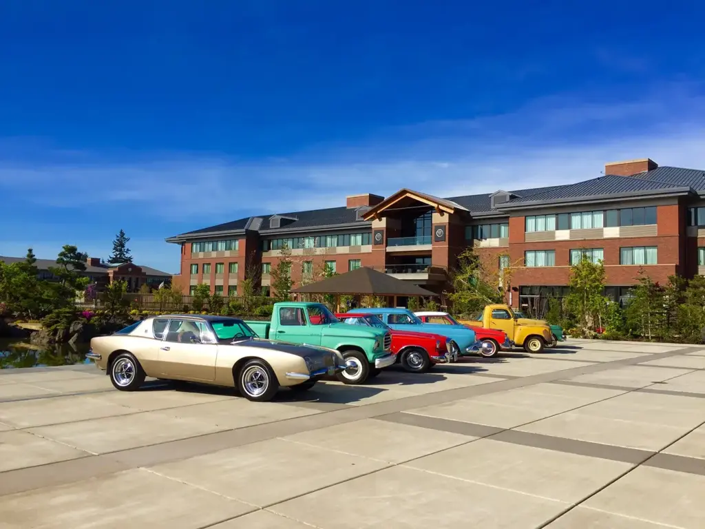 cars on patio