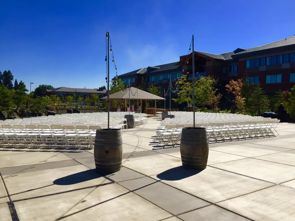 patio wedding
