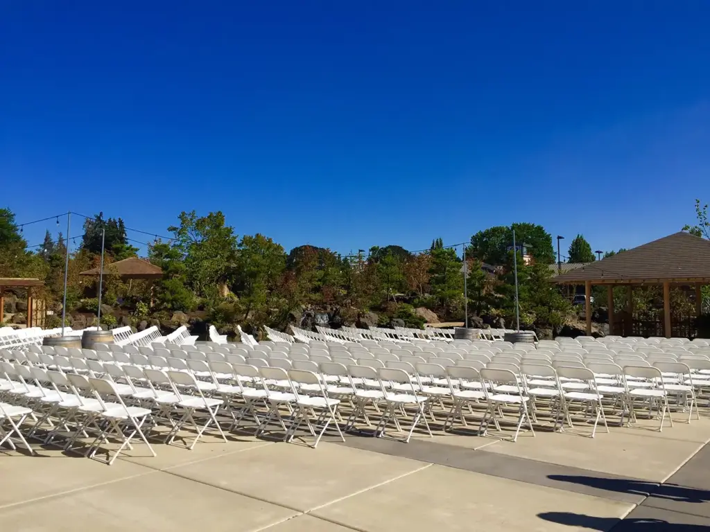 patio wedding
